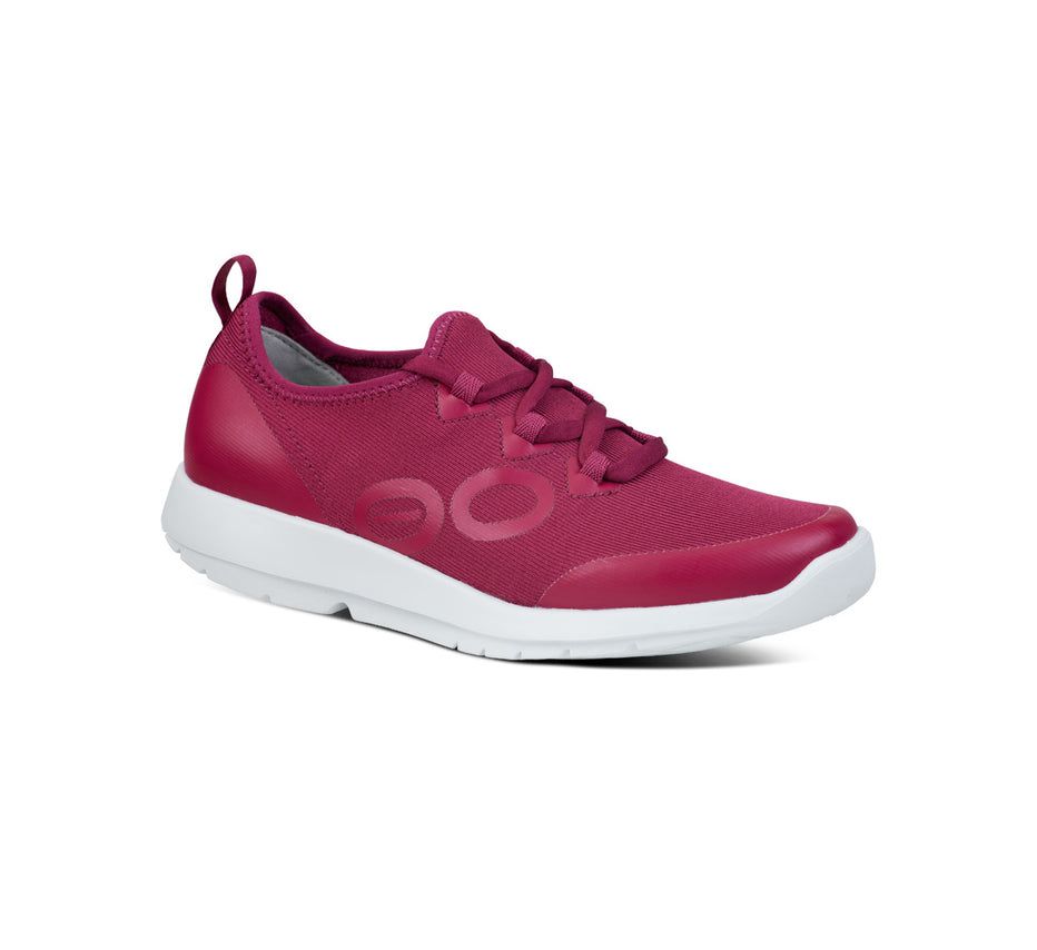 Oofos Women's Oomg Sport Ls Low - Sneakers Dark Red ( UCEZN-9602 )